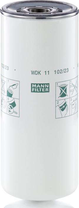 Mann-Filter WDK 11 102/23 - Filtru combustibil aaoparts.ro