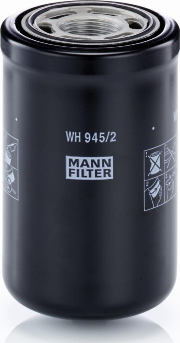 Mann-Filter WH 945/2 - Filtru hidraulic, cutie de viteze automata aaoparts.ro