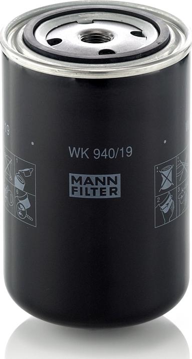 Mann-Filter WK 940/19 - Filtru combustibil aaoparts.ro