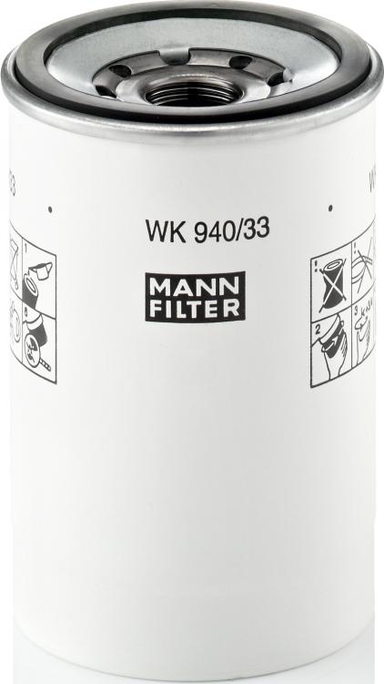 Mann-Filter WK 940/33 x - Filtru combustibil aaoparts.ro