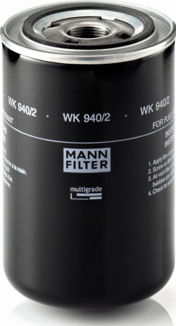 Mann-Filter WK 940/2 - Filtru combustibil aaoparts.ro
