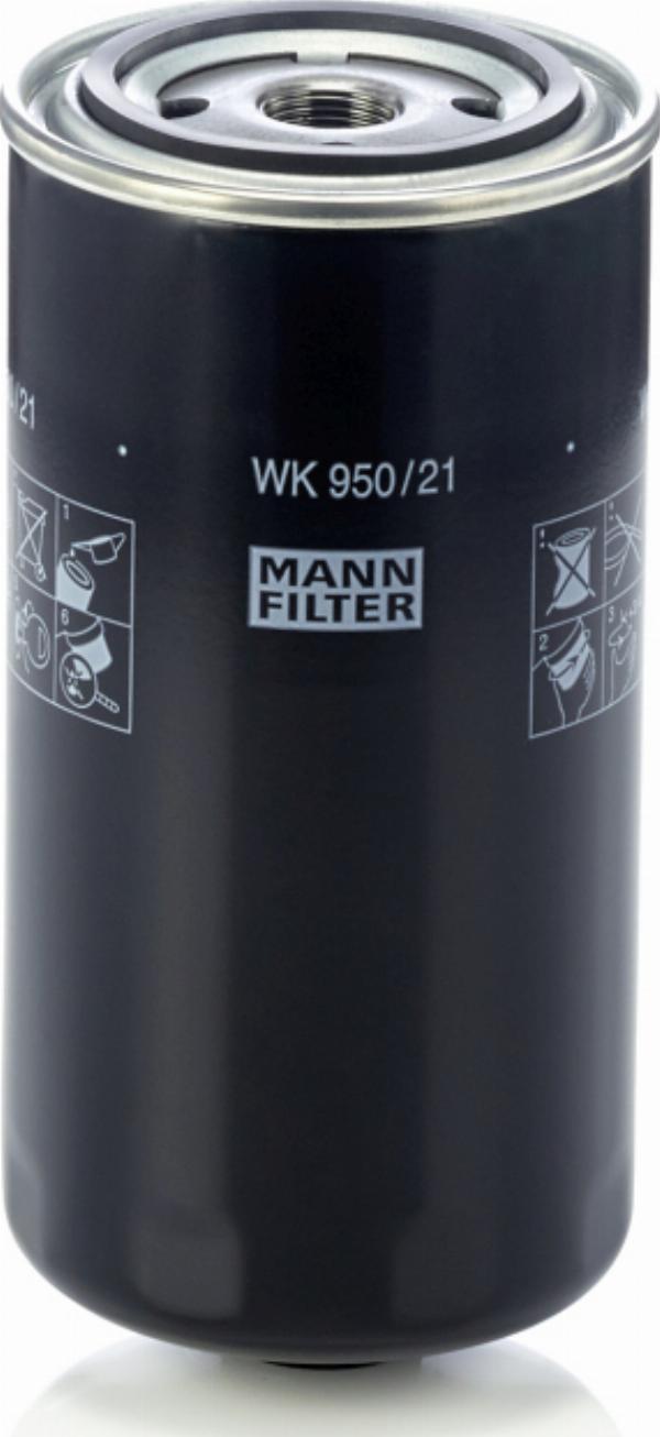 Mann-Filter WK 950/21 - Filtru combustibil aaoparts.ro