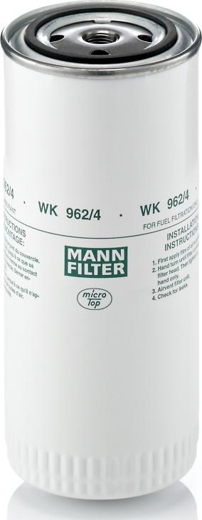 Mann-Filter WK 962/4 - Filtru combustibil aaoparts.ro