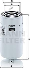 Mann-Filter WK 9041 x - Filtru combustibil aaoparts.ro