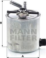 Mann-Filter WK 9043 - Filtru combustibil aaoparts.ro