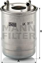 Mann-Filter WK 9014 z - Filtru combustibil aaoparts.ro