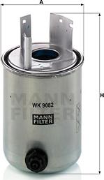 Mann-Filter WK 9082 Z - Filtru combustibil aaoparts.ro