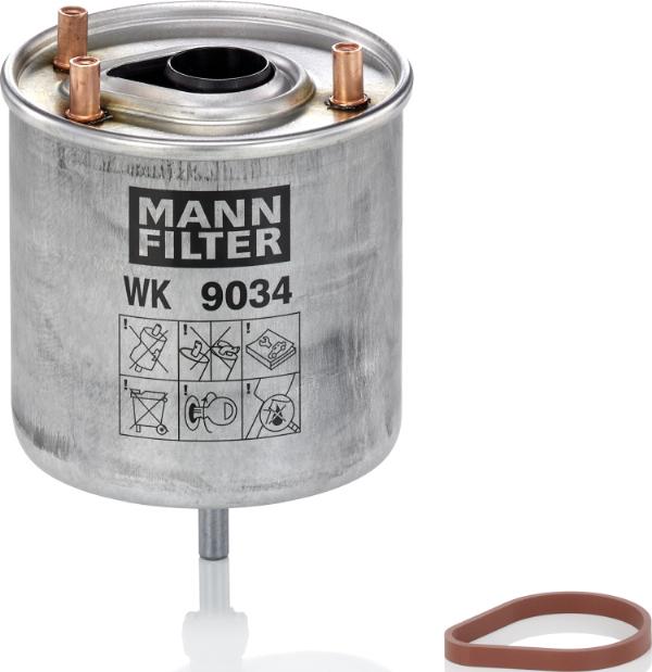 Mann-Filter WK 9034 z - Filtru combustibil aaoparts.ro