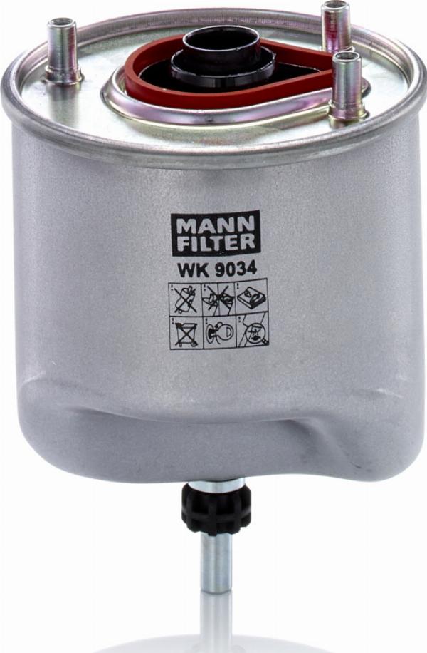 Mann-Filter WK 9034 - Filtru combustibil aaoparts.ro