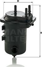 Mann-Filter WK 9028 z - Filtru combustibil aaoparts.ro