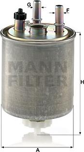 Mann-Filter WK 9022 - Filtru combustibil aaoparts.ro