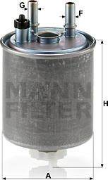 Mann-Filter WK 918/1 - Filtru combustibil aaoparts.ro