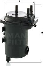 Mann-Filter WK 939/12 x - Filtru combustibil aaoparts.ro