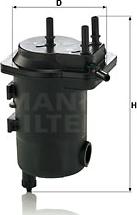 Mann-Filter WK 939/17 x - Filtru combustibil aaoparts.ro