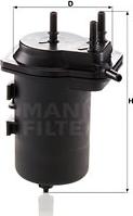 Mann-Filter WK 939/7 - Filtru combustibil aaoparts.ro