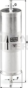 Mann-Filter WK 516 - Filtru combustibil aaoparts.ro