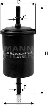 METAL LEVE KL 83 - Filtru combustibil aaoparts.ro