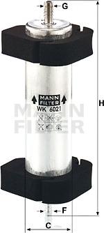 Mann-Filter WK 6021 - Filtru combustibil aaoparts.ro