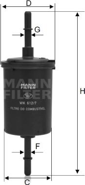 BOSCH 0 986 BF0 014 - Filtru combustibil aaoparts.ro