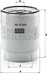 Mann-Filter WK 10 006 z - Filtru combustibil aaoparts.ro