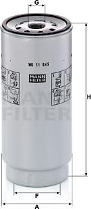 Mann-Filter WK 11 045 Z - Filtru combustibil aaoparts.ro