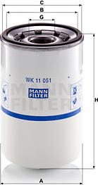 Mann-Filter WK 11 051 - Filtru combustibil aaoparts.ro