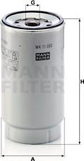 Mann-Filter WK 11 003 z - Filtru combustibil aaoparts.ro