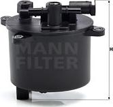 Mann-Filter WK 12 004 - Filtru combustibil aaoparts.ro