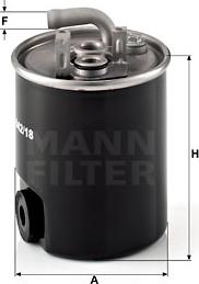 Mann-Filter WK 842/18 - Filtru combustibil aaoparts.ro