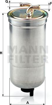 Mann-Filter WK853/16 - Filtru combustibil aaoparts.ro