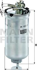 Mann-Filter WK 853/12 z - Filtru combustibil aaoparts.ro