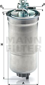 Mann-Filter WK 853/3 x - Filtru combustibil aaoparts.ro