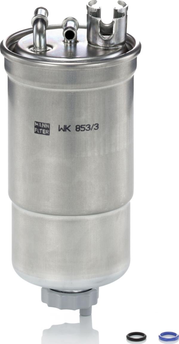 Mann-Filter WK 853/3 x - Filtru combustibil aaoparts.ro
