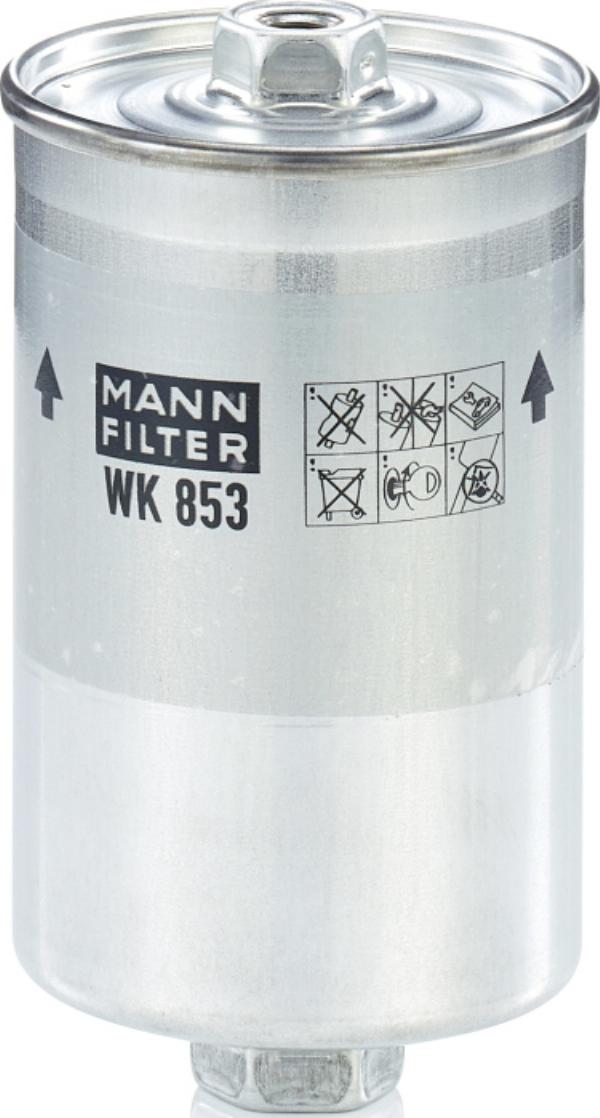 Mann-Filter WK 853 - Filtru combustibil aaoparts.ro