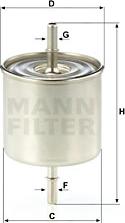 Mann-Filter WK 8046 - Filtru combustibil aaoparts.ro