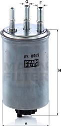 Mann-Filter WK 8069 - Filtru combustibil aaoparts.ro