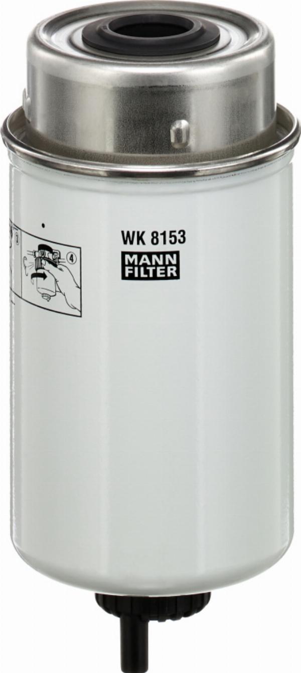 Mann-Filter WK 8153 - Filtru combustibil aaoparts.ro