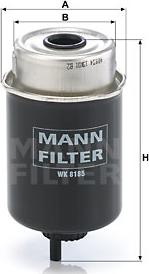 Mann-Filter WK 8185 - Filtru combustibil aaoparts.ro