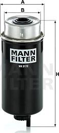 Mann-Filter WK 8170 - Filtru combustibil aaoparts.ro