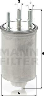 Mann-Filter WK 829/6 - Filtru combustibil aaoparts.ro