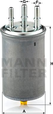 Mann-Filter WK 829/7 - Filtru combustibil aaoparts.ro