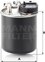 Mann-Filter WK 820/16 - Filtru combustibil aaoparts.ro