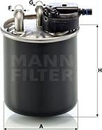 Mann-Filter WK 820/21 - Filtru combustibil aaoparts.ro