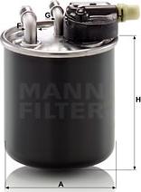 Mann-Filter WK 820/22 - Filtru combustibil aaoparts.ro