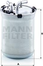 Mann-Filter WK 823/2 - Filtru combustibil aaoparts.ro