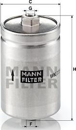 Mann-Filter WK 725 - Filtru combustibil aaoparts.ro