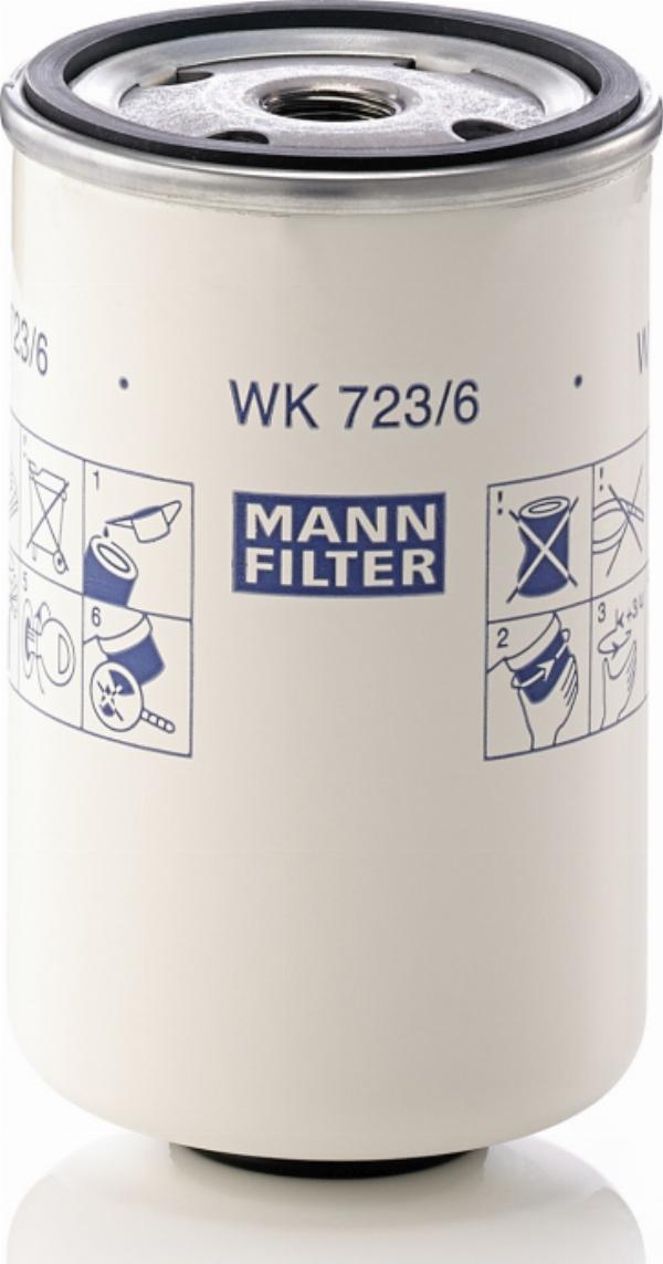 Mann-Filter WK 723/6 - Filtru combustibil aaoparts.ro
