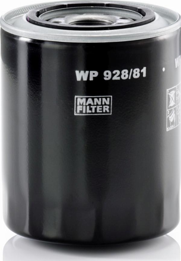 Mann-Filter WP 928/81 - Filtru ulei aaoparts.ro