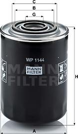 Mann-Filter WP 1144 - Filtru ulei aaoparts.ro