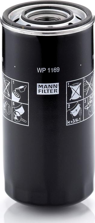 Mann-Filter WP 1169 - Filtru ulei aaoparts.ro